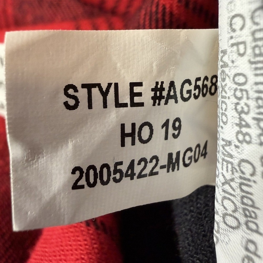 Madewell Pajama Set Womens XS Red Black Buffalo Plaid Flannel AG568 NWT - Picture 12 of 14